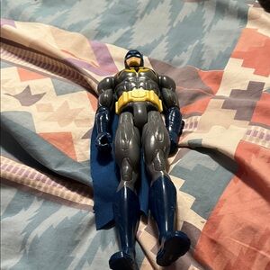 Action Figure with Blue and Yellow Accents